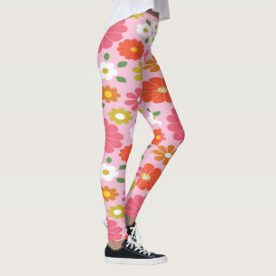 60er Blume Power Leggings