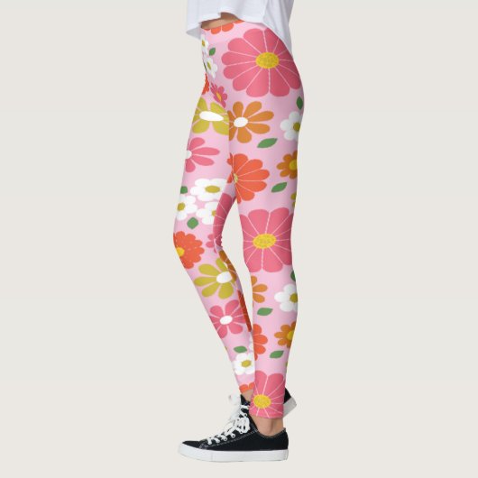 60er Blume Power Leggings (Links)
