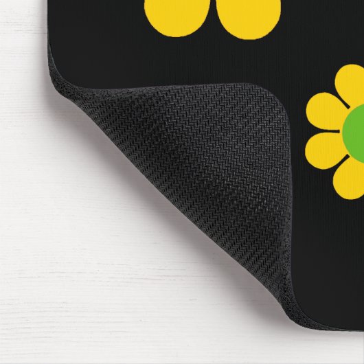 60er Blume Power Mousepad (Ecke)
