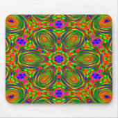 60er Blumen-Spaß...... Mousepad (Vorne)