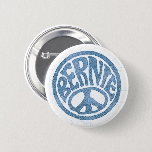 60er Frieden Bernie Button (Vorne & Hinten)