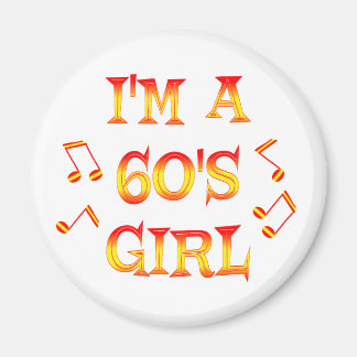 60er Girl Magnet