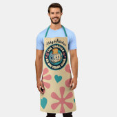 60er Hippie Daumen hoch Toaster Kochen Backen Schürze (Getragen)