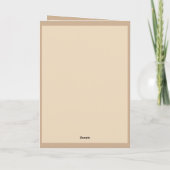 60er Hippie Flower Girl Geburtstagskarte Karte (Rückseite)