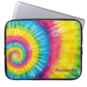 60er Hippie Gefärbte Krawatte Laptop Sleeve - Pers (Vorderseite)