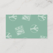 60er Hippie Party Kinderdusche - Windelwindeln Begleitkarte (Rückseite)