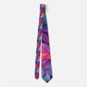 60er Hippie Tie Dye Retro Krawatte (Rückseite)