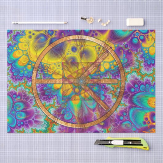 60er Jahre Groove GIFT Seidenpapier (Handwerk)