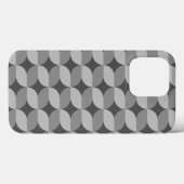 60er Jahre Mono Muster Case-Mate iPhone Hülle (Rückseite (Horizontal))
