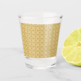 60er-Jahre Papiermuster Schnapsglas