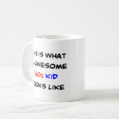 60er Kind, phantastisch Kaffeetasse (Vorderseite Links)