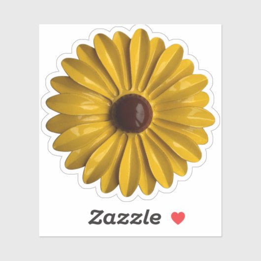 60er MOD Hippie Daisy Blume Frühjahrssehen Aufkleber (Blatt)