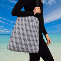 60er Mono Gemusterte große Ganzkörpertasche