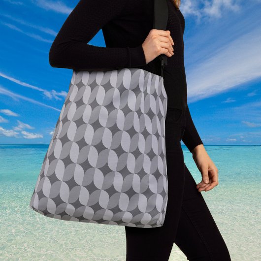 60er Mono Gemusterte große Ganzkörpertasche Tragetaschen Mit Langen Trägern