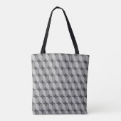 60er Mono Gemusterte Mittelschultertasche Tasche (Rückseite)