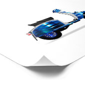 60er Motor Scooter Fotodruck (Ecke)