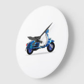 60er Motor Scooter Große Wanduhr (Winkel)