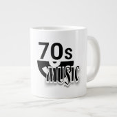 60er Music - Jumbo-Tasse (Vorderseite Rechts)