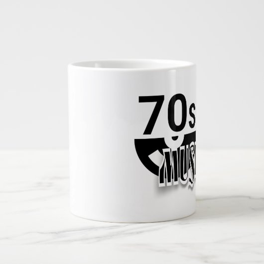 60er Music - Jumbo-Tasse (Vorderseite)