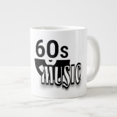 60er Music - Jumbo-Tasse (Vorderseite Rechts)