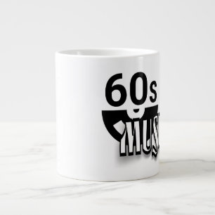60er Music - Jumbo-Tasse