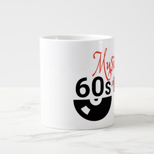 60er Music - Jumbo-Tasse (Vorderseite)