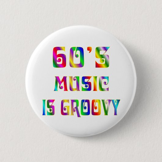 60er Musik Button (Vorderseite)