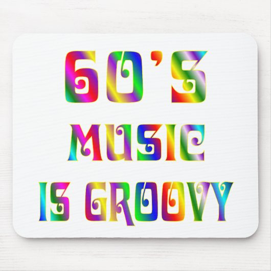 60er Musik Mousepad (Vorne)