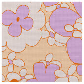 60er nahtlose Blume Muster sehr Retro! Stoff (Nahaufnahme)