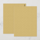 60er Paper Pattern Postkarte (Vorne/Hinten)