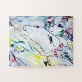 60er Peter Max farbenfrohe Aquarellbilder zeichnen Puzzle (Horizontal)