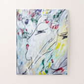 60er Peter Max farbenfrohe Aquarellbilder zeichnen Puzzle (Vertikal)