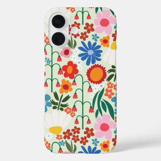 60er Retro Sommer Case-Mate iPhone Hülle (Rückseite)