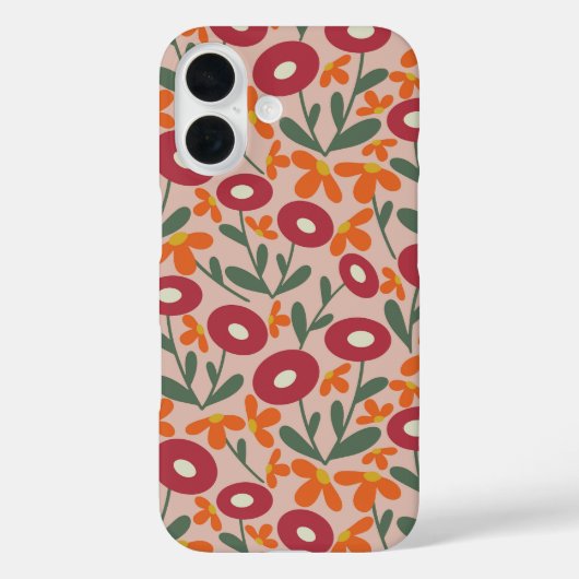 60er Retro Summer Pink Case-Mate iPhone Hülle (Rückseite)