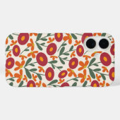 60er Retro Summer White Case-Mate iPhone Hülle (Rückseite (Horizontal))