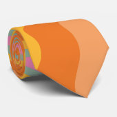 60er Retro Tye Die 70er Hippy Krawatte (Gerollt)