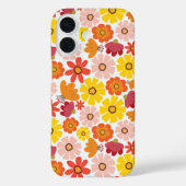 60er Retro White Summer Case-Mate iPhone Hülle (Rückseite)
