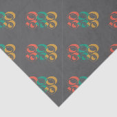 60er Retrograu Seidenpapier (Ausschnitt)