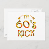 60er Rock Postkarte (Vorne/Hinten)