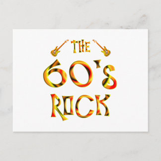 60er Rock Postkarte