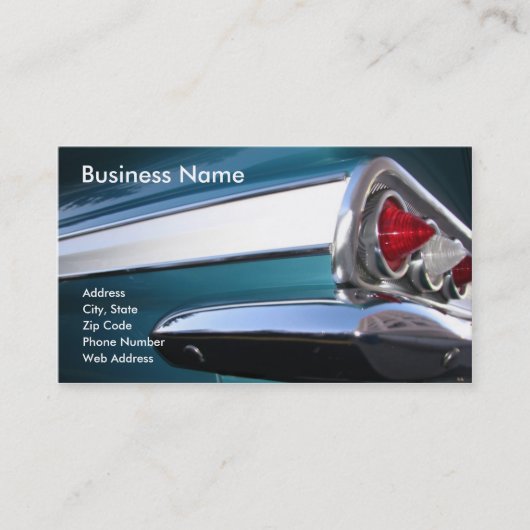 60er-Scheich Visitenkarte (Vorderseite)