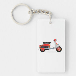 60er Scooter Motorrad Schlüsselanhänger