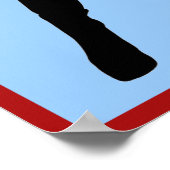 60er Spy Girl Poster (Ecke)