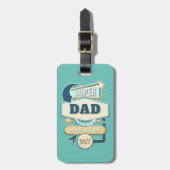 60er Style Diner Sign Super Vater Gepäckanhänger (Vorderseite vertikal)