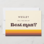 60er-Trauzeuge-Vorschlagskarte Einladung (Vorderseite)