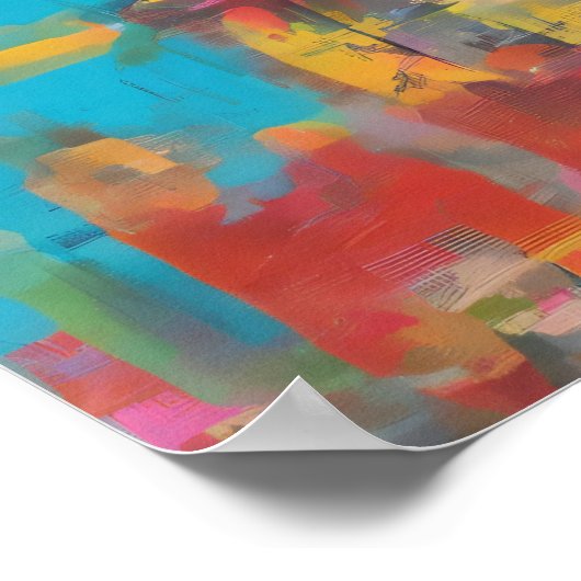 60er trifft Pop Art, Zuhause Decoration Poster (Ecke)