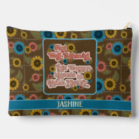 60er und 70er Floral Blue: Frauenförderung