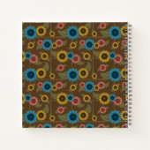 60er und 70er Floral Pink: Frauenförderung Notizblock (Rückseite)