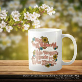 60er und 70er Floral White Kaffeetasse