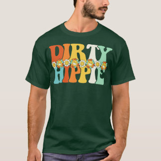 60er und 70er Hippie Hippies Retro Vintag Hippy Fl T-Shirt